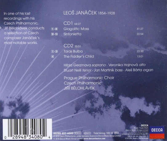 Jiri Belohlavek: Janacek Glagolitic Mass [2CD]