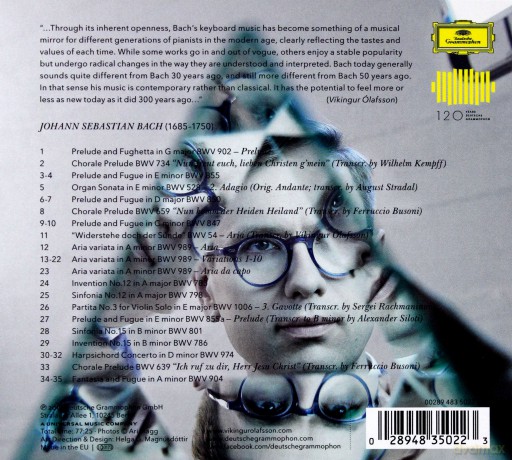 Vikingur Olafsson: Johann Sebastian Bach [CD]