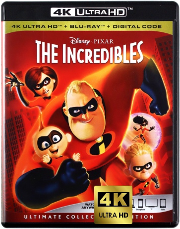 The Incredibles (Disney) [Blu-Ray 4K]+[Blu-Ray]