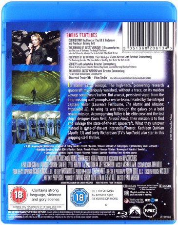 Event Horizon [Blu-Ray]