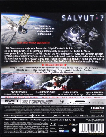Salyut-7 (Salut 7) [Blu-Ray 4K]+[Blu-Ray]