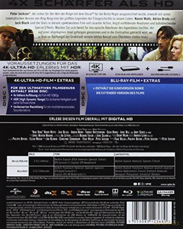 King Kong [Blu-Ray 4K]+[Blu-Ray]