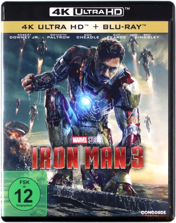 Iron Man 3 [Blu-Ray 4K]+[Blu-Ray]