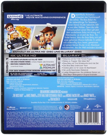 The Boss Baby [Blu-Ray 4K]+[Blu-Ray]