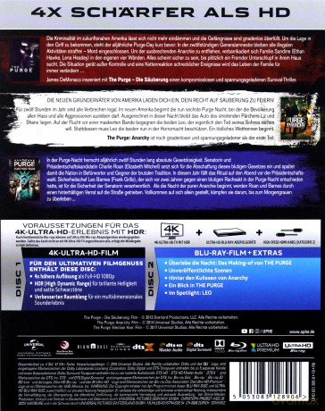 The Purge - Trilogy [3xBlu-Ray 4K]+[3xBlu-Ray]