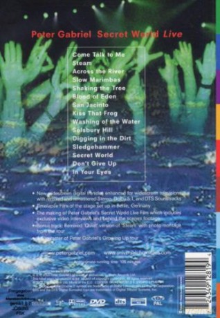 Peter Gabriel: Secret World Live [DVD]