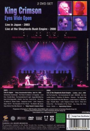 King Crimson: Eyes Wide Open [2DVD]