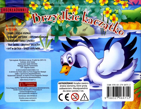Brzydkie kaczątko. Rozkładanki [KSIĄŻKA]