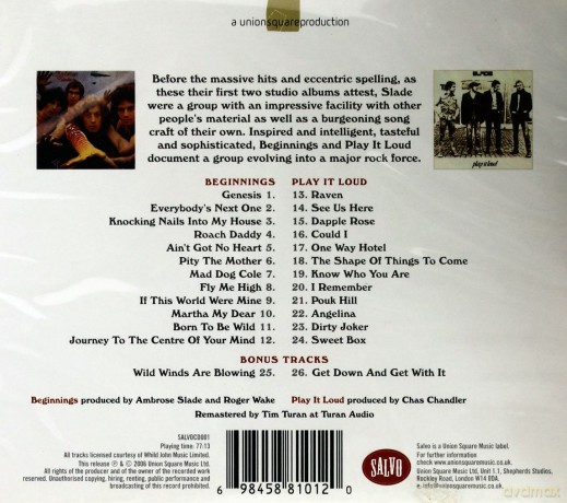 Slade: Beginnings/Play It Loud [CD]