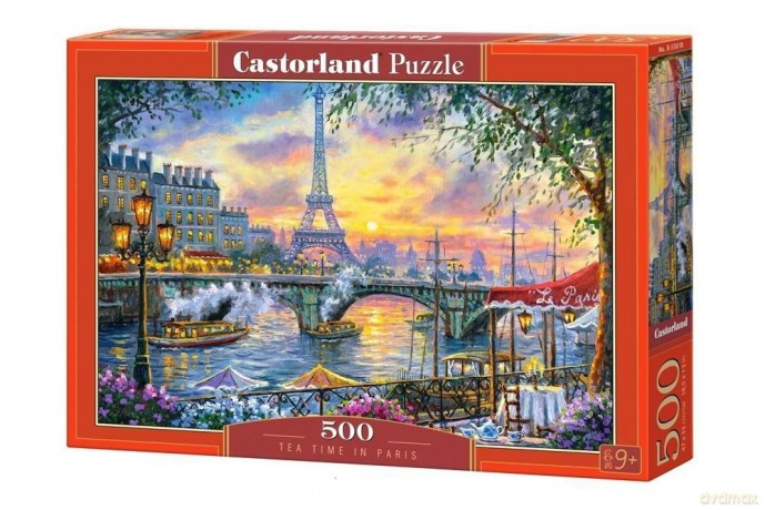 CASTORLAND 500 el. Herbata w Paryżu z widokiem na wieżę Eiffel /Tea Time in Paris [PUZZLE]
