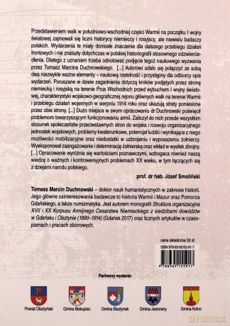 Działania wojenne w rejonie Biskupca w sierpniu - Tomasz Duchnowski [KSIĄŻKA]