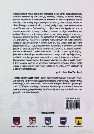 Działania wojenne w rejonie Biskupca w sierpniu - Tomasz Duchnowski [KSIĄŻKA]