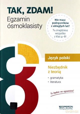 Egzamin ósmoklasisty Język polski. Niezbędnik.2019 [KSIĄŻKA]