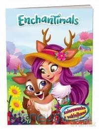 Enchantimals. Kolorowanka z naklejkami [KSIĄŻKA]