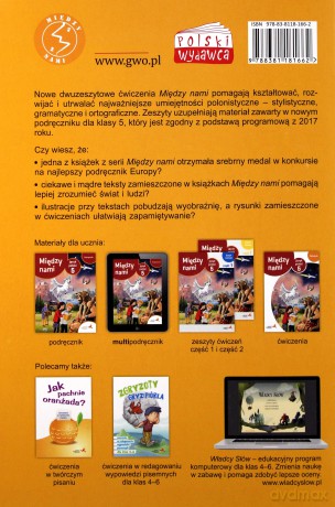 Język polski Szkoła podstawowa 5/2 Między Nami ćw.wersja A018 [KSIĄŻKA]