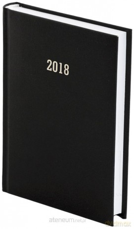 Kalendarz 2018 A5 dzienny. Albit czarny 1213 [KALENDARZ]