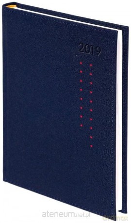 Kalendarz 2019 A5 Dzienny Cross Porto Granat [KALENDARZ]