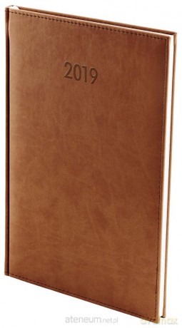 Kalendarz 2019 A5 Tygodniowy Vivella Brąz 1212 [KALENDARZ]