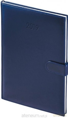 Kalendarz 2019 B5 Tygodniowy Nebraska magnes Granatowa [KALENDARZ]