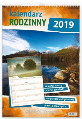 Kalendarz 2019 Kalendarz rodzinny [KALENDARZ]
