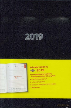 Kalendarz 2019 KK-A5DE Dzienny Ekonomiczny MIX [KALENDARZ]
