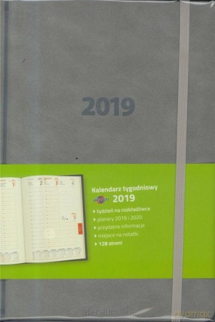 Kalendarz 2019 KKA5TL Książkowy Tygodniowy Lux MIX [KALENDARZ]