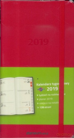 Kalendarz 2019 KK-DLT Tygodniowy LUX MIX [KALENDARZ]