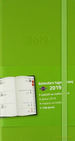 Kalendarz 2019 KK-DLT Tygodniowy LUX MIX [KALENDARZ]