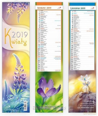 Kalendarz 2019 Kwiaty [KALENDARZ]