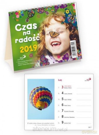 Kalendarz 2019 na biurko Czas na radość [KALENDARZ]