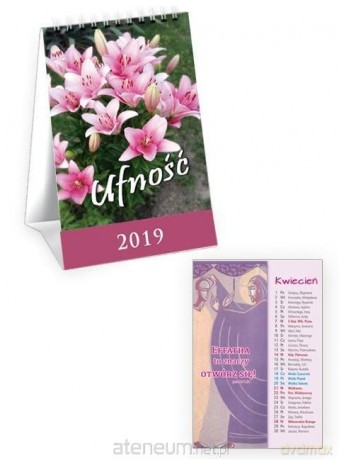 Kalendarz 2019 na biurko Ufność [KALENDARZ]