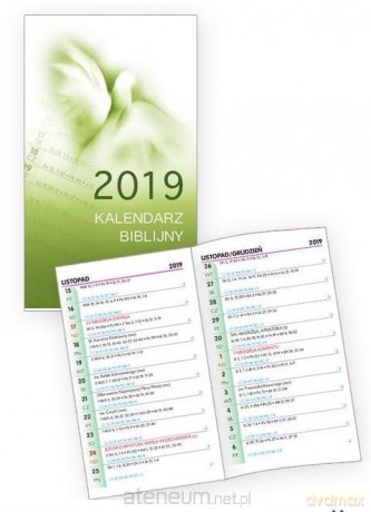 Kalendarz biblijny 2019 [KALENDARZ]
