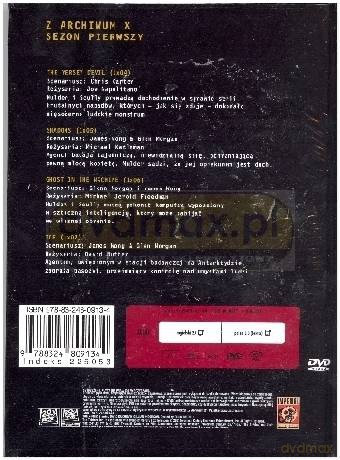Z Archiwum X sezon 1 odcinki 4-7 [DVD]