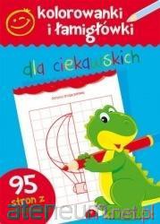 Kolorowanki i łamigłówkia ciekawskich [KSIĄŻKA]