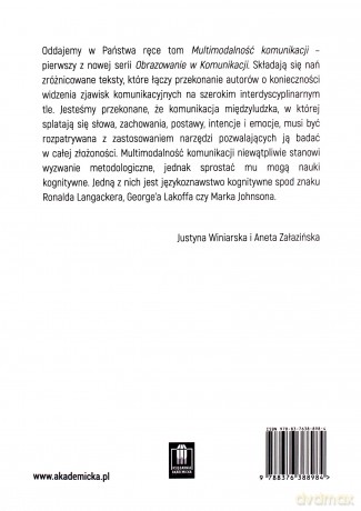 Multimodalność komunikacji - Justyna Winiarska, Aneta Załazińska [KSIĄŻKA]