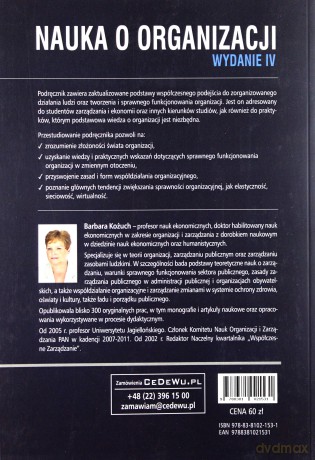 Nauka o organizacji - Barbara Kożuch [KSIĄŻKA]