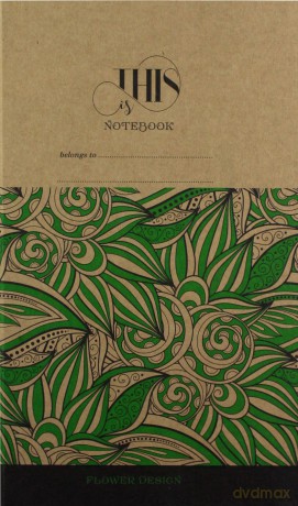 Notatnik ozdobny 125x200/80K gładki