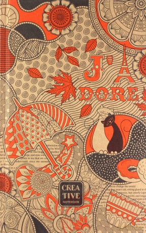 Notatnik ozdobny 125x200/80K linia
