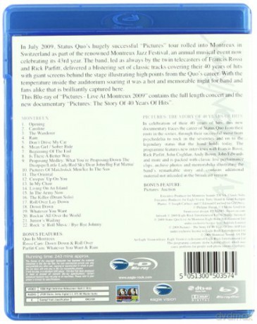 Status Quo: Pictures - Live At Montreux 2009 [Blu-Ray]