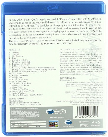 Status Quo: Pictures - Live At Montreux 2009 [Blu-Ray]