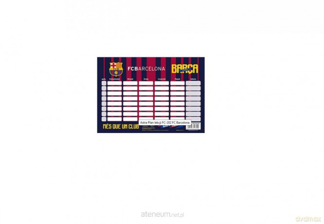 Plan lekcji FC-202 FC Barca Fan 6