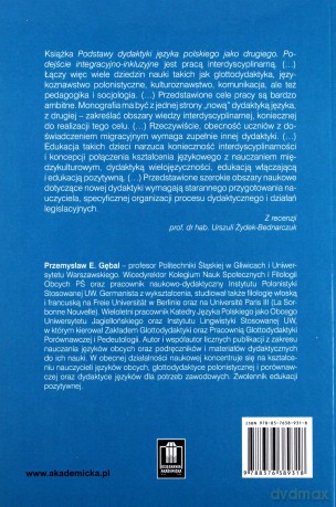 Podstawy dydaktyki języka polskiego jako drugiego - Przemysław E. Gębal [KSIĄŻKA]