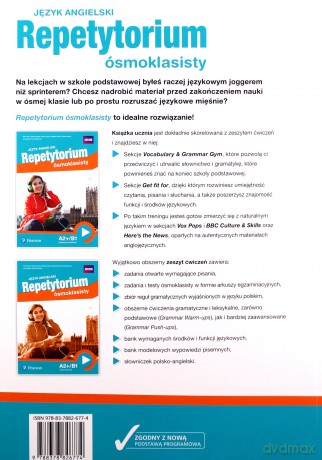Repetytorium ósmoklasisty j.ang A2+/B1 ćwiczenie [KSIĄŻKA]