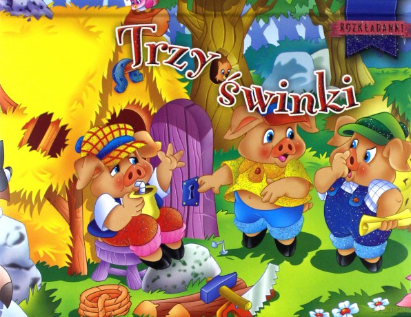 Trzy świnki. Rozkładanki [KSIĄŻKA]