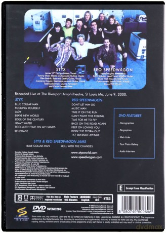 Styx And Reo Speedwagon: Arch Allies [DVD]