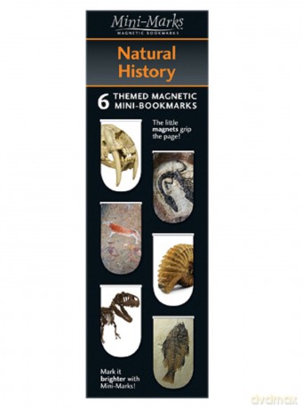 Zakładki magnetyczne Natural History 6 sztuk