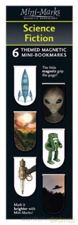 Zakładki magnetyczne Science Fiction 6 sztuk