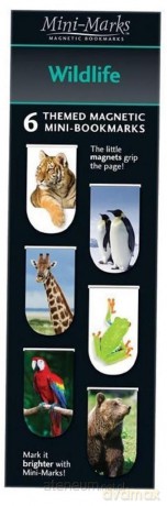 Zakładki magnetyczne Wildlife 6 sztuk