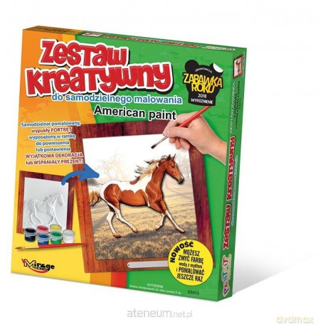 Zestaw Kreatywny do malowania - Koń American Paint