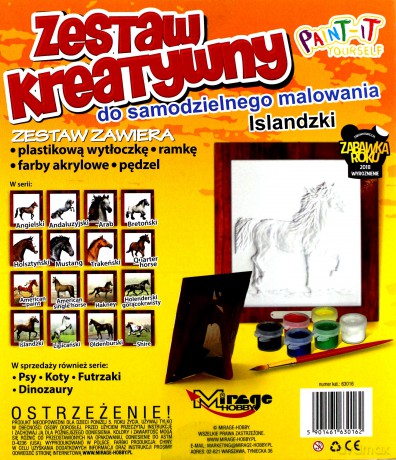 Zestaw Kreatywny do malowania - Koń Islandzki